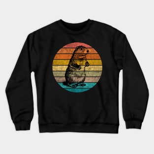 Vintage Groundhog Crewneck Sweatshirt